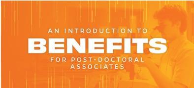 An Introduction to Benefits for Postdoctoral Associates